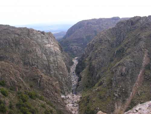 Nacimiento del río Mina Clavero